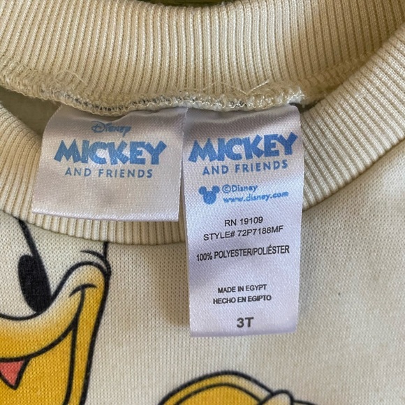 Toddler two piece sweatsuit Disney character size 3T - Picture 2 of 2
